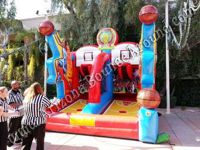 Basketball Hoop Game Rental for company parties in Denver, Lakewood CO